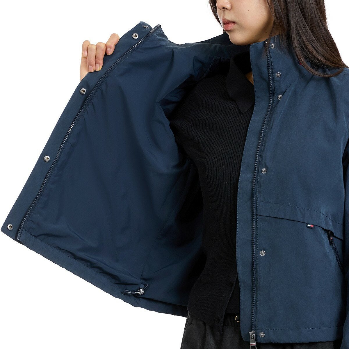 Tommy Hilfiger 女連帽外套 深藍 Tommy Hilfiger 女連帽外套 深藍