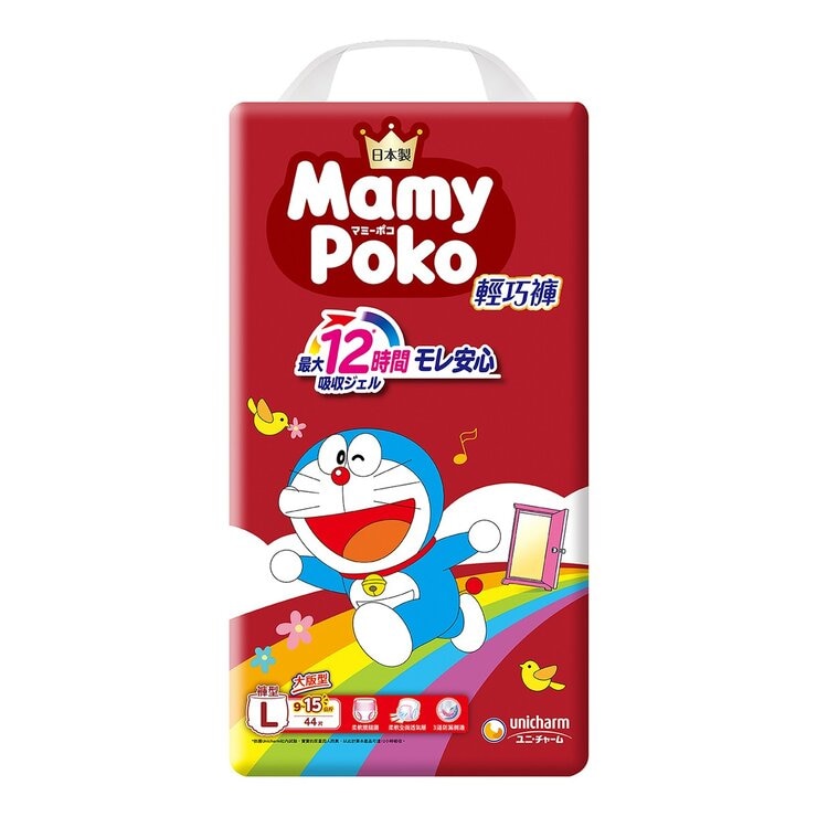 滿意寶寶 哆啦A夢輕巧褲 日本境內版 L號 176片