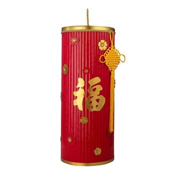 招財迎福炮竹裝飾