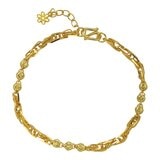 24K黃金手鍊 千絲 160厘