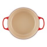 Le Creuset 雙耳圓形鑄鐵鍋 含鋼頭鍋蓋 26公分 櫻桃紅