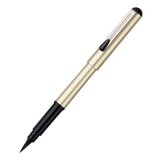 Pentel 攜帶型卡式毛筆 珠光金 + 6支卡水芯