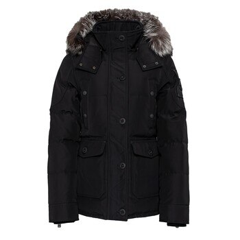 Moose Knuckles 女連帽防風羽絨外套 黑 S Moose Knuckles 女連帽防風羽絨外套 黑 S