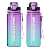 Skechers Tritan 彈蓋提帶冷水瓶 800毫升 X 2件組