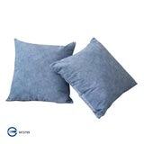 CASA 嚴選素柔大抱枕 2入組 60公分 X 60公分 藍