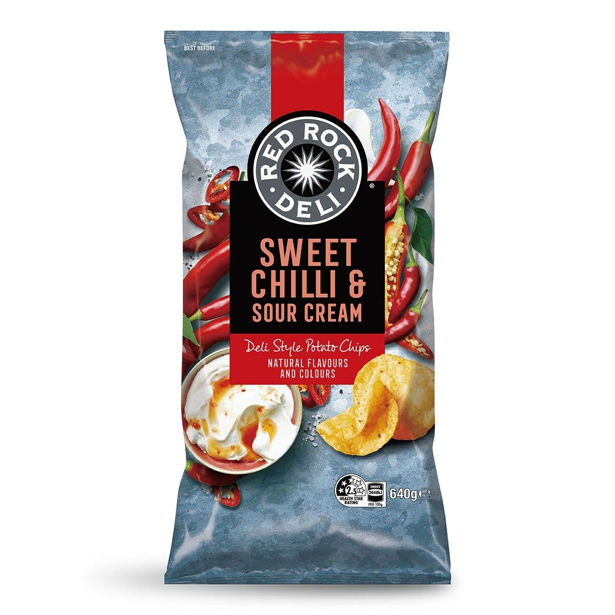 Red Rock Deli 甜辣酸奶口味洋芋片 640公克