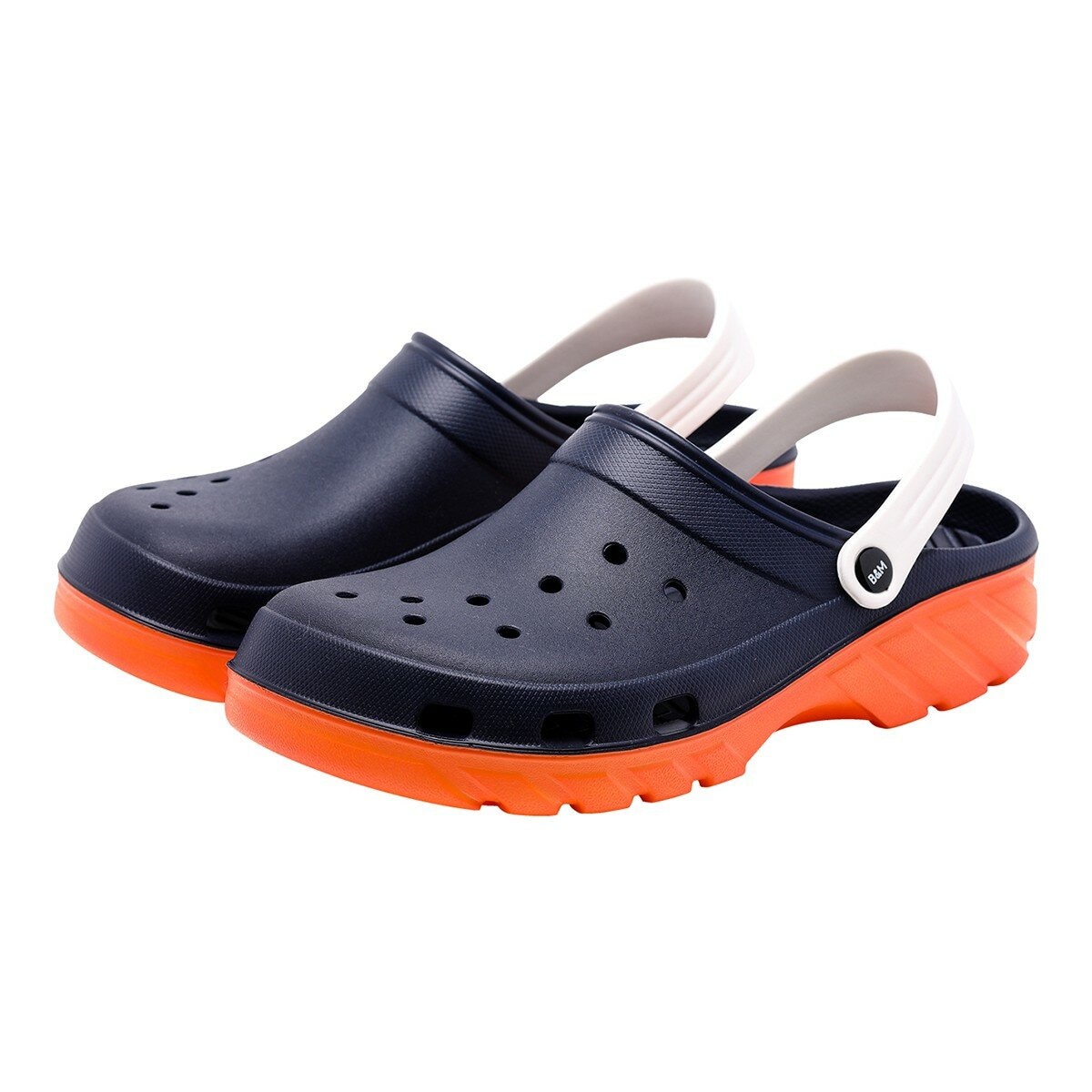 母子鱷魚 水陸雙色洞洞鞋 深藍 母子鱷魚 水陸雙色洞洞鞋 深藍