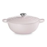Le Creuset 媽咪鑄鐵鍋 含鋼頭鍋蓋 28公分 柔粉紫