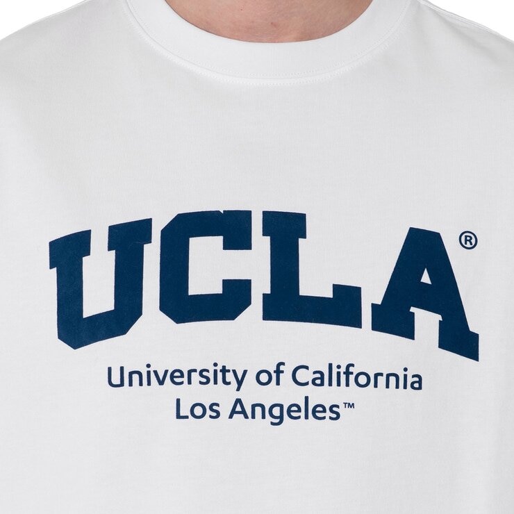 UCLA 男LOGO短袖上衣 白