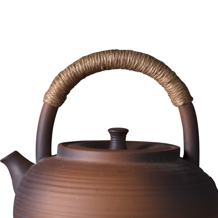 陸寶 提樑燒水砂銚 900毫升 沙礫色