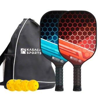 KASACA 碳纖維匹克球雙拍七件組