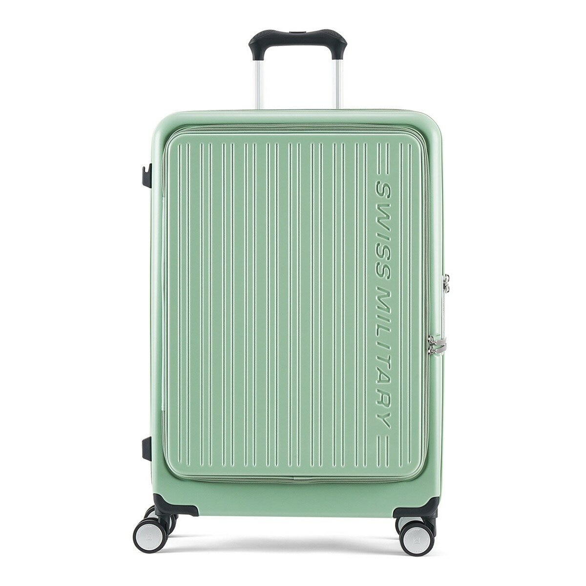 SWISS MILITARY 30吋 前開式行李箱 薄荷綠