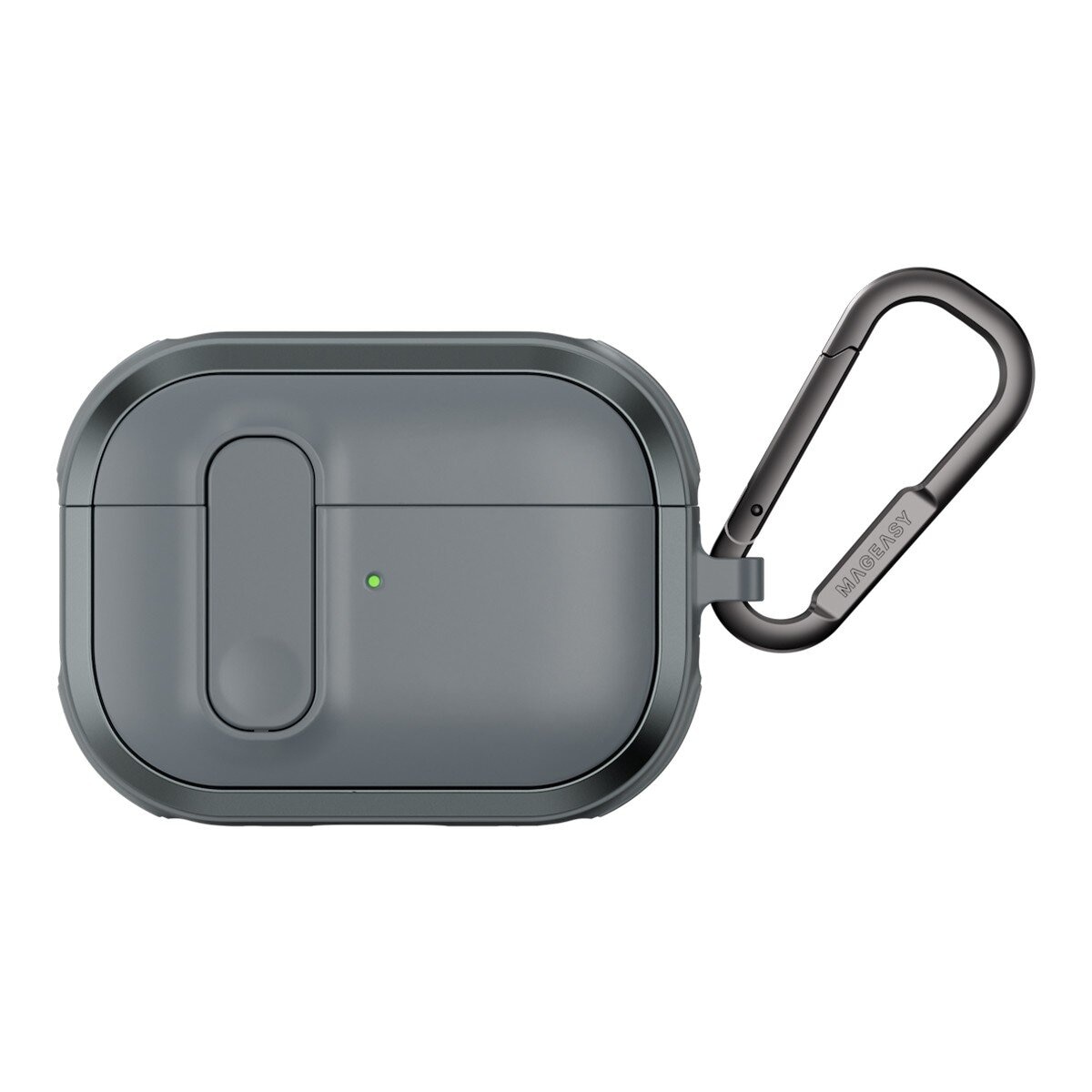 MAGEASY Odyssey 抗衝擊磁扣耳機殼 AirPods 1 & 2 金屬灰藍