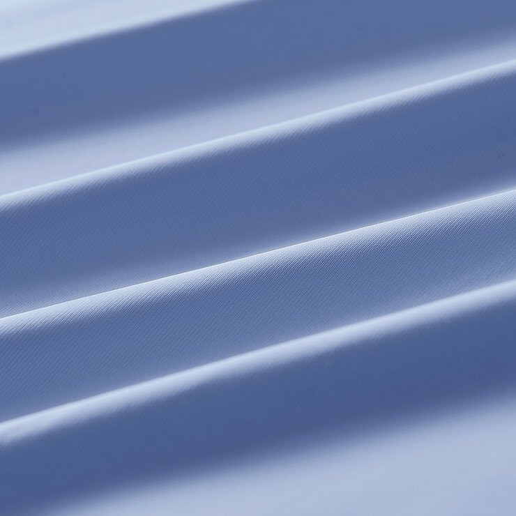 Don Home 涼感素色雙人床包枕套 3件組 152公分 X 190公分 藍灰