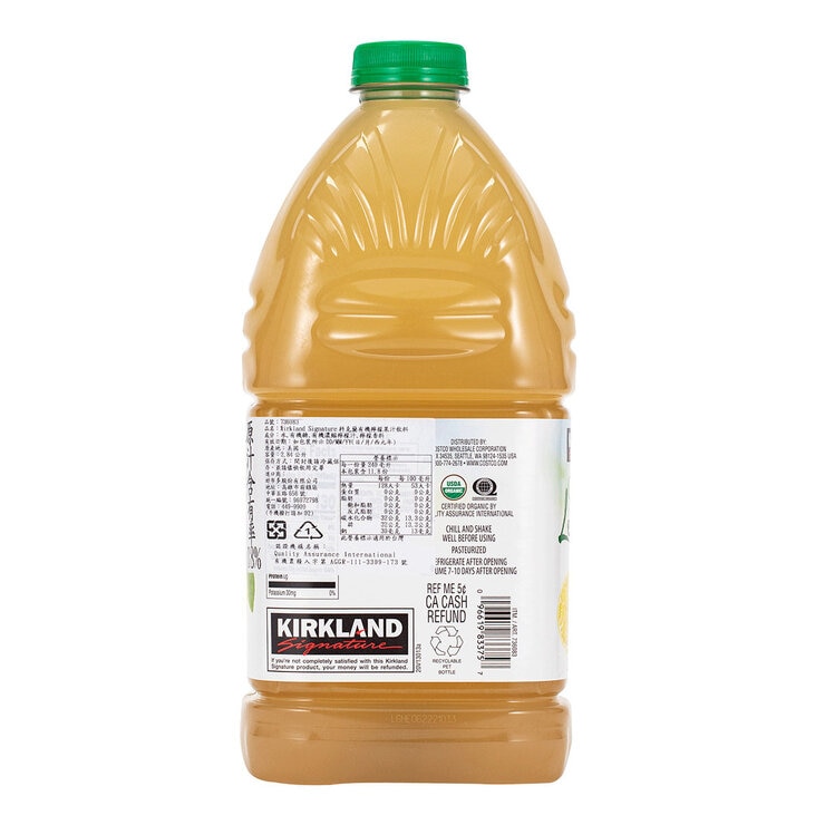 科克蘭 有機檸檬果汁飲料 2.84公升 X 2入