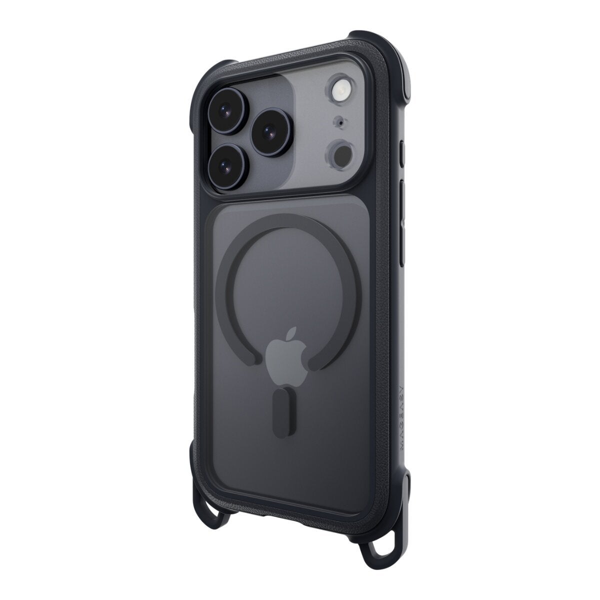 MAGEASY Odyssey Strap M 超軍規防摔掛繩手機殼 iPhone 17 Pro(皮革午夜/沉穩黑) + 鏡頭保護貼Lenz 鈦合金(午夜鈦) + Vetro 9H 鋼化玻璃保護膜 MAGEASY Odyssey Strap M 超軍規防摔掛繩手機殼 iPhone 17 Pro(皮革午夜/沉穩黑) + 鏡頭保護貼Lenz 鈦合金(午夜鈦) + Vetro 9H 鋼化玻璃保護膜