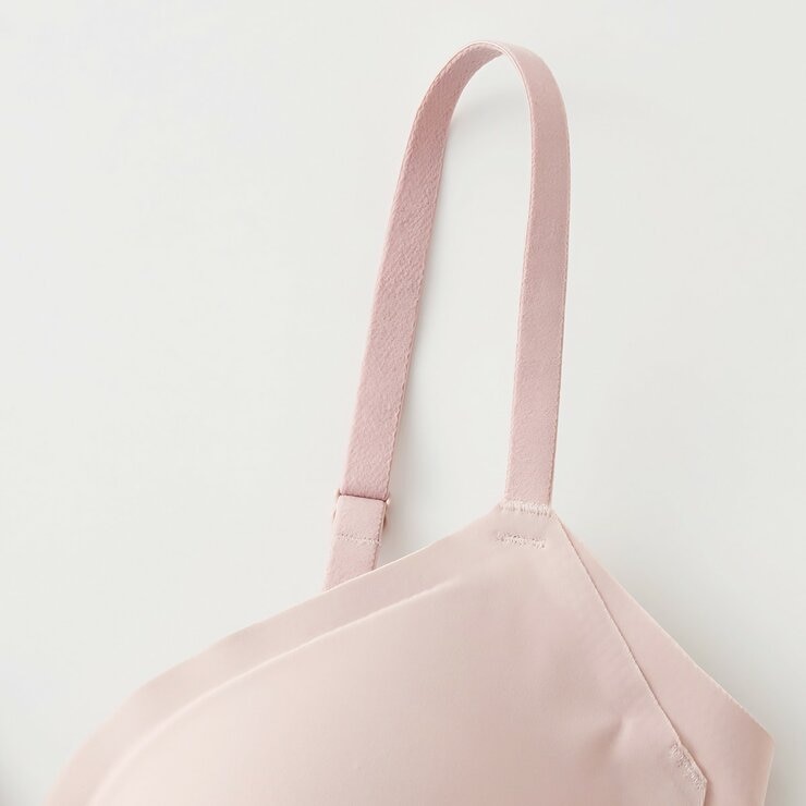 郡是 女無鋼圈後扣調整型內衣 粉膚 LL