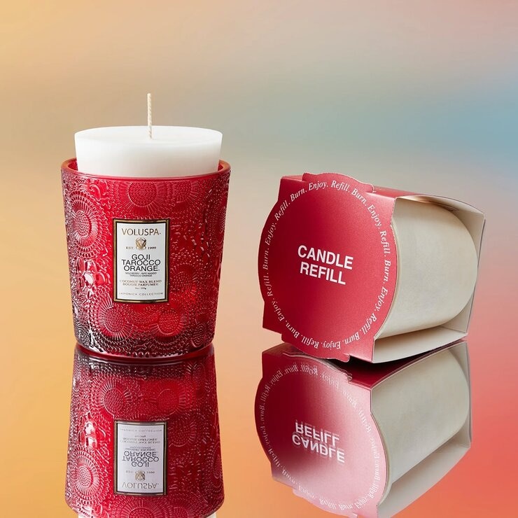 VOLUSPA 經典蠟燭補充裝 9盎司 枸杞黃金橙