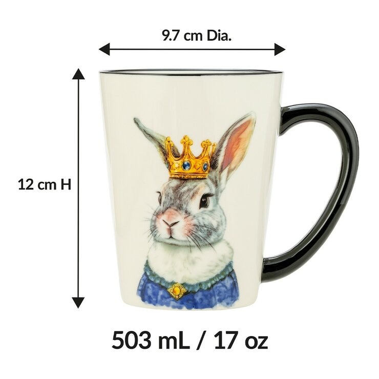 Signature 動物圖案馬克杯 503毫升 X 6件組