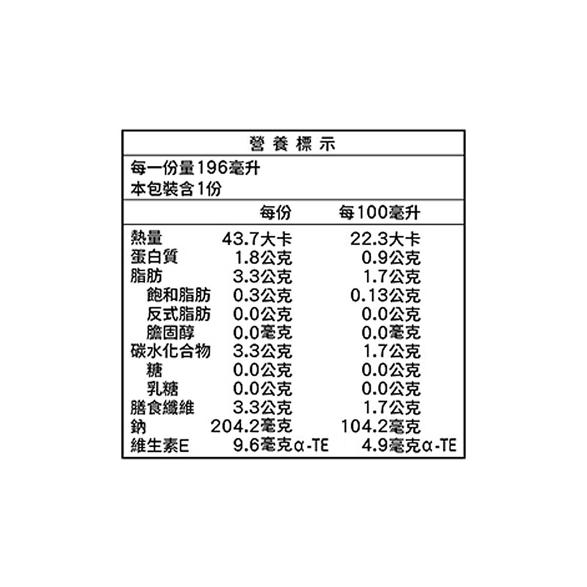 格力高 杏仁果飲 無糖 196毫升 X 24入