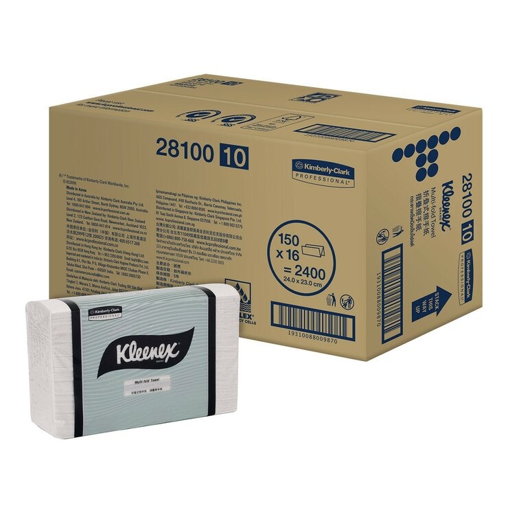 舒潔 折疊式擦手紙 150抽 x 16入