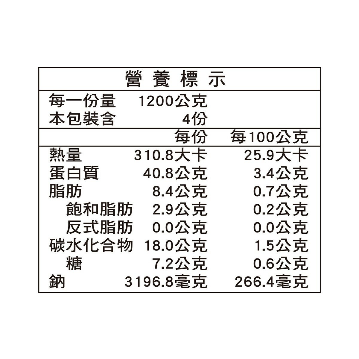 名廚美饌 冷凍人蔘雞湯 1200公克 X 4入