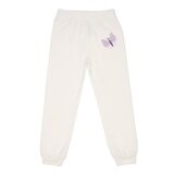 Pekkle 兒童運動長褲二件組 粉/米白 4T