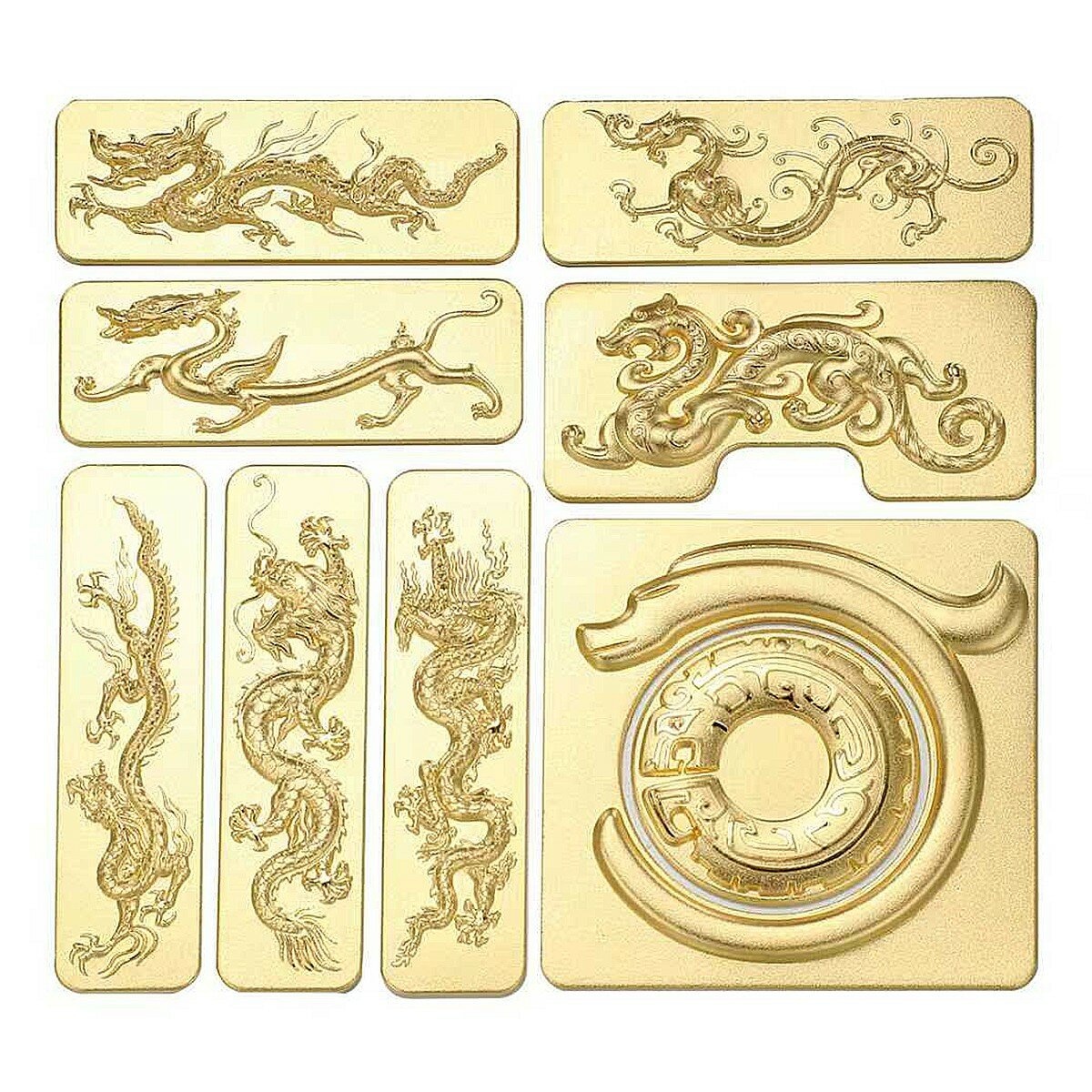 九龍護福 黃金條塊 999.9純金 200公克