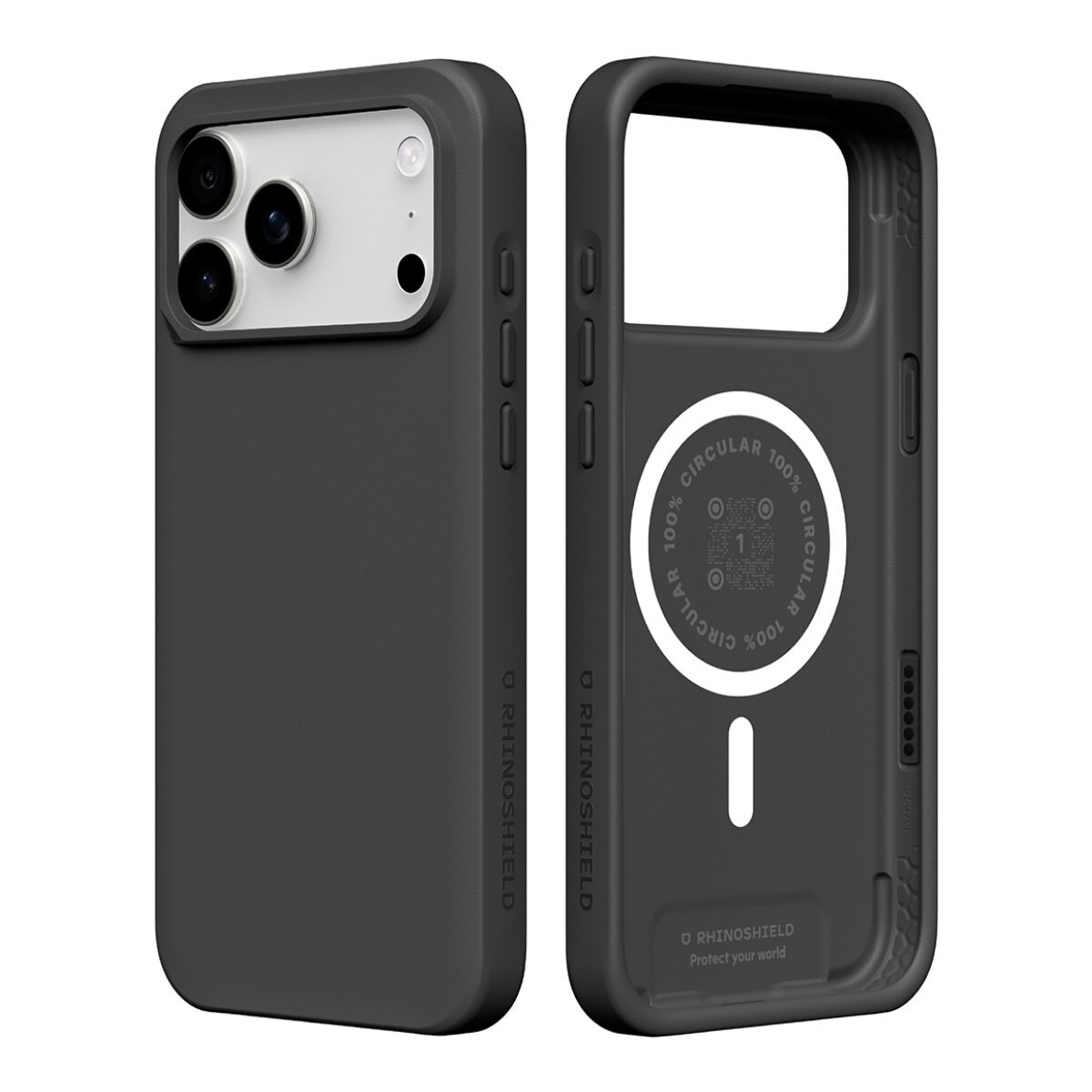 犀牛盾 iPhone 17 Pro Max SolidX (MagSafe兼容) 強化吸震緩衝防摔手機殼 + 9H 抗藍光鋼化玻璃保護貼