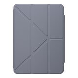 MAGEASY Facet 全方位支架透明背蓋保護套 適用於 2024 iPad Air 13吋 2025 M3 / 2024 M2 阿拉斯加藍