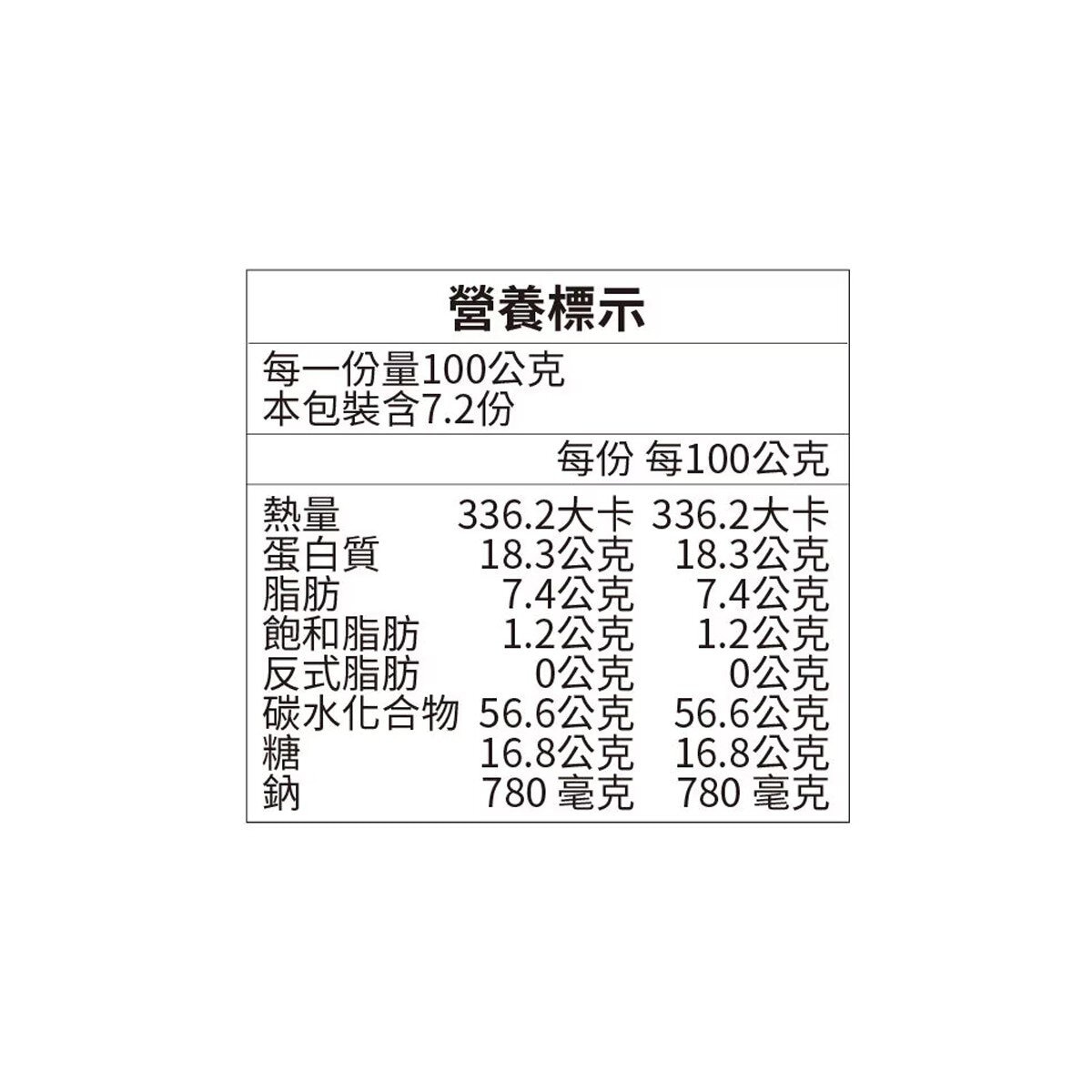 大田海洋 鱈魚黑芝麻夾心絲 720公克