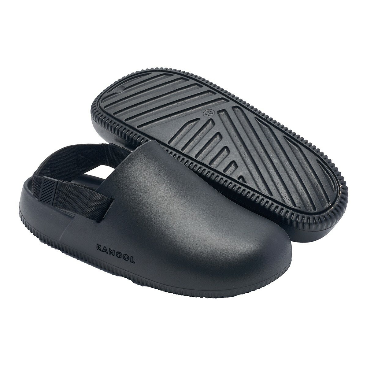 KANGOL 可調式穆勒鞋 黑