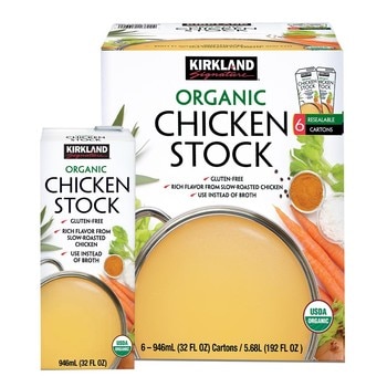 Kirkland Signature 科克蘭 有機清雞湯 946毫升 X 6入/組 Kirkland Signature 科克蘭 有機清雞湯 946毫升 X 6入/組