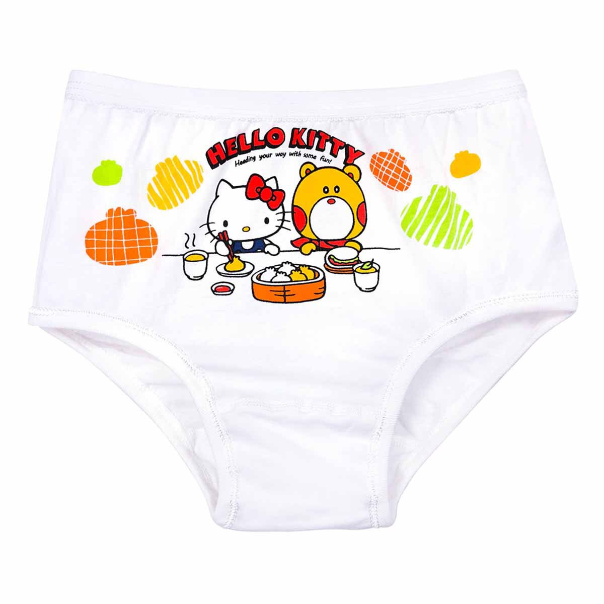 女童卡通圖案純棉內褲 6件入 XL