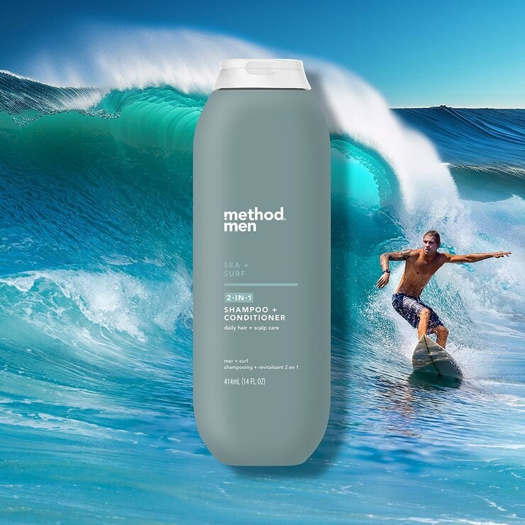 美則 男仕洗髮露 海洋衝浪 414毫升 X 3入