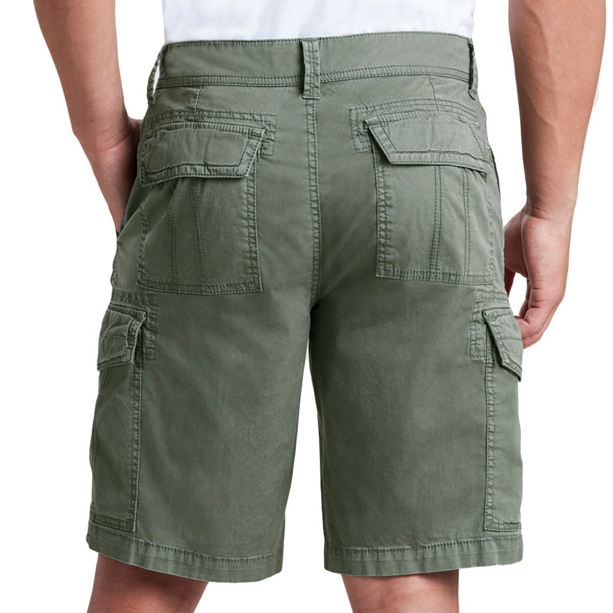 Unionbay 男工裝短褲 橄欖