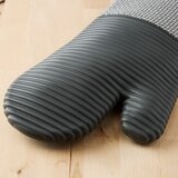 KitchenAid 矽膠廚房隔熱 4件組 (隔熱手套 X 2入 + 隔熱墊 X 2入) 灰