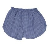 郡是 男純棉平口褲 2入 藍/藍組