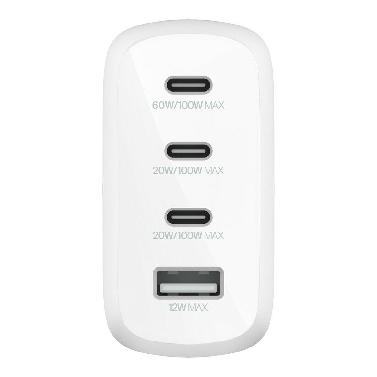 Belkin BoostCharge Pro 氮化鎵 112W 4孔充電器 (USB-C X 3 + USB-A X 1)