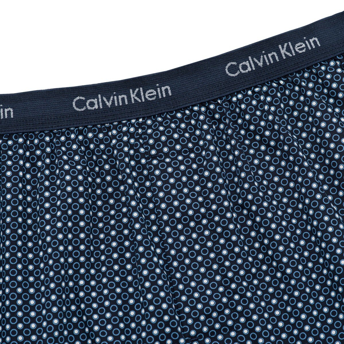 Calvin Klein 男純棉平口褲3入組 S 藍