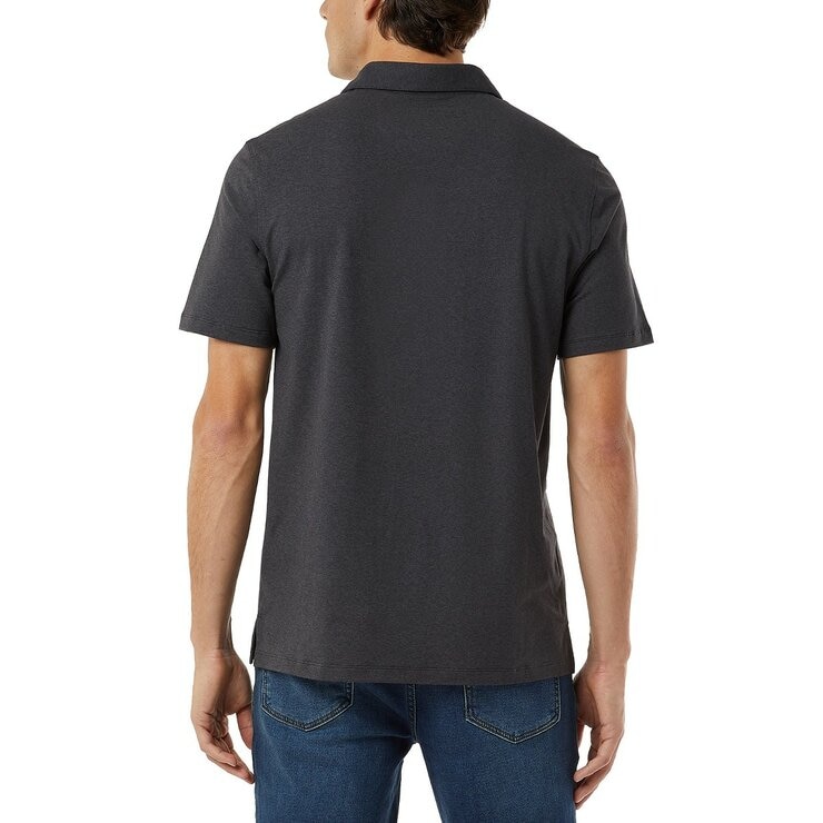 32 Degrees 男士彈性短袖Polo衫 灰