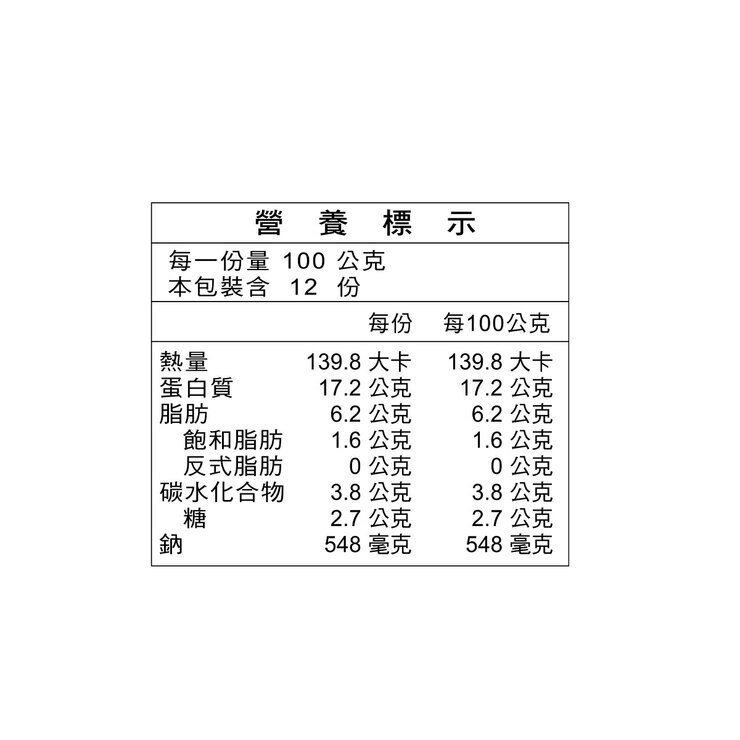 卜蜂 冷藏紅燒棒腿 1200公克