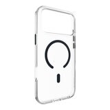 MAGEASY Bright M 不發黃軍規磁吸透明殼 iPhone 17 Pro Max(午夜磁圈) + 鏡頭保護貼Lenz(迷霧) + Vetro 9H 鋼化玻璃保護膜