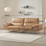 Dauning Avanti 全牛皮雙人沙發