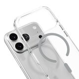 MAGEASY Bright M 不發黃軍規磁吸透明殼 iPhone 17 Pro(迷霧磁圈) + 鏡頭保護貼Lenz鈦合金(鈦白) + Vetro 9H 鋼化玻璃保護膜