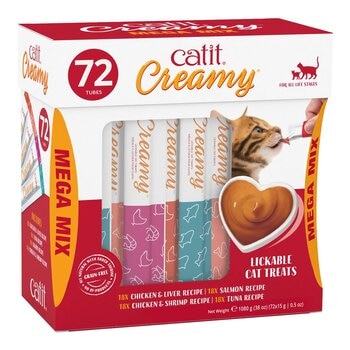 Catit Creamy 鮮肉泥貓零食 15公克 X 72入