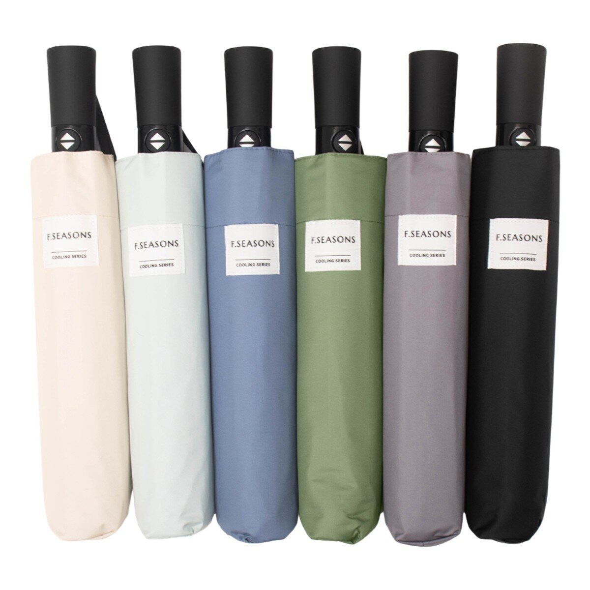 F-SEASONS 50吋 降溫加大自動折傘 薄荷綠