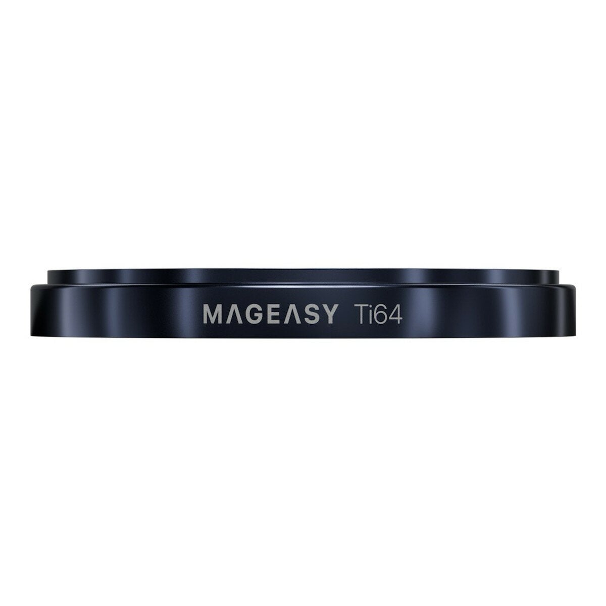 MAGEASY Bright M 不發黃軍規磁吸透明殼 iPhone 17 Pro(午夜磁圈) + 鏡頭保護貼Lenz鈦合金(午夜鈦) + Vetro 9H 鋼化玻璃保護膜