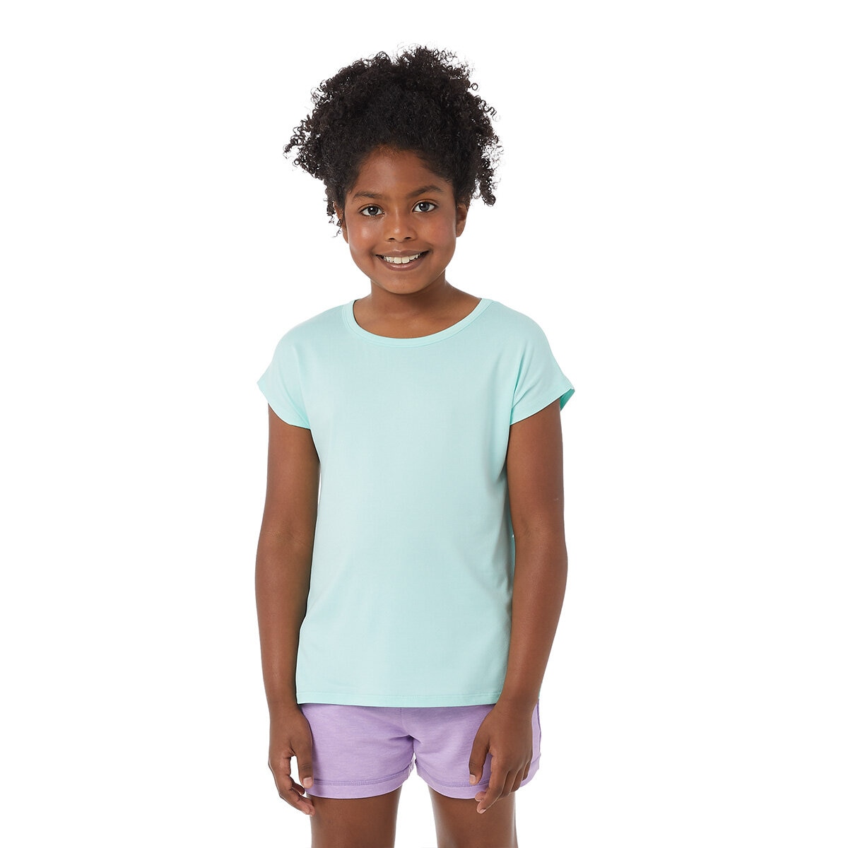 32 Degrees 兒童涼感T恤三件組 渲染紫