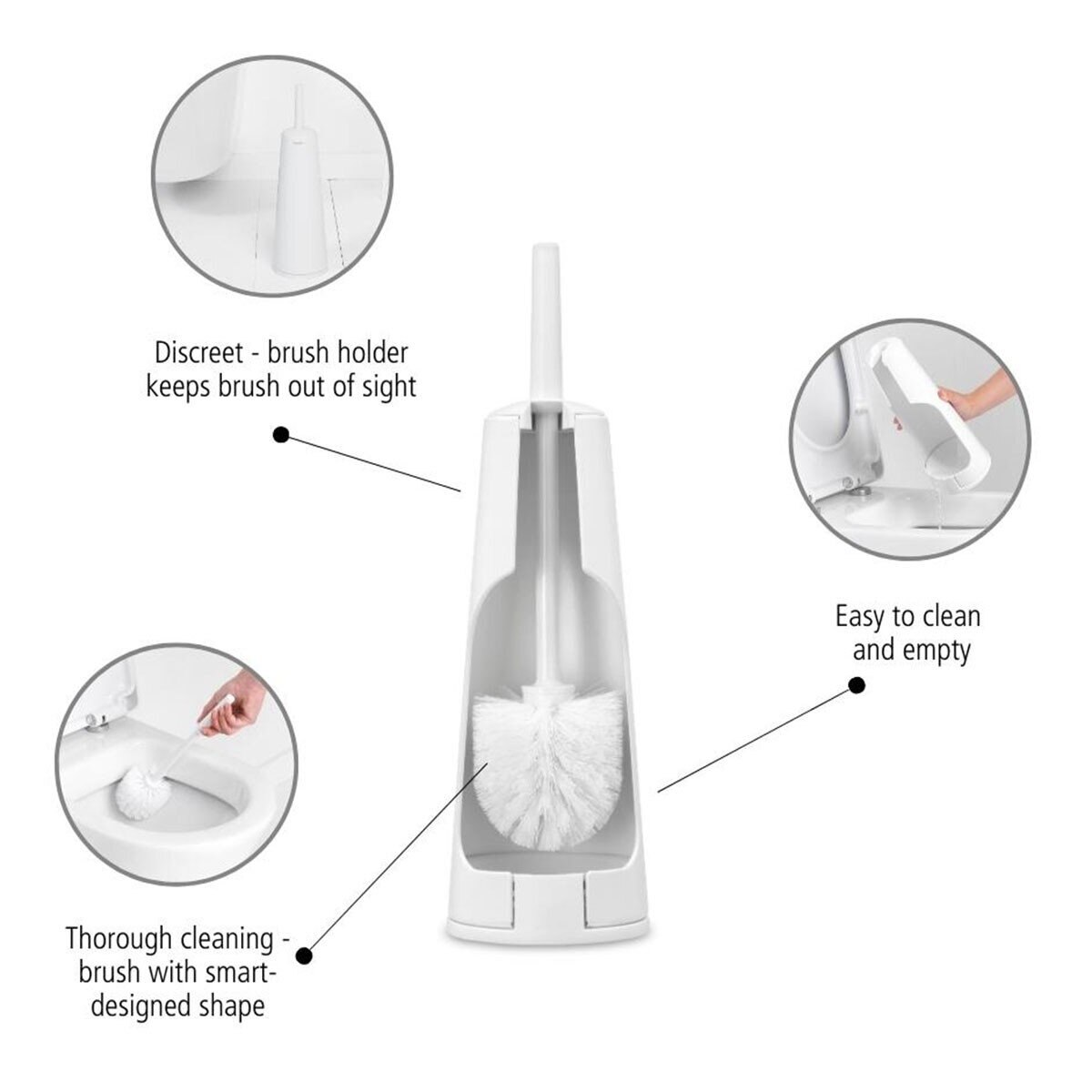 Brabantia 馬桶清潔刷 2件組